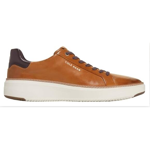 NWT Cole Haan Men's Grandpr Topspin Sneaker ,Brown- Size 9 Wide